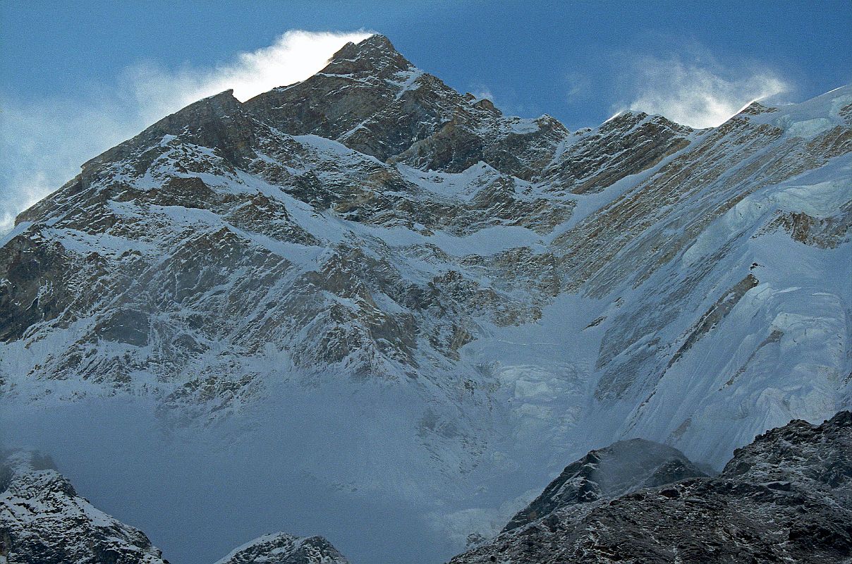 403 Annapurna Northwest Face From French First North Base Camp Early Morning